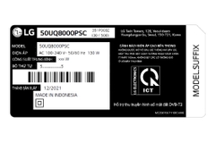 Smart Tivi LG 50 Inch 4K UHD 50UQ8000PSC