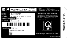 Smart Tivi OLED LG 55 Inch 4K OLED55C2PSA
