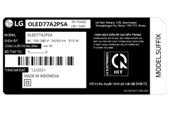 Smart Tivi OLED LG 77 Inch 4K OLED77A2PSA