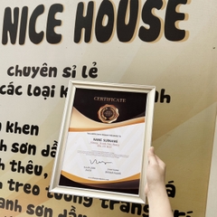 Khung Bằng Khen Màu Bạc 101B