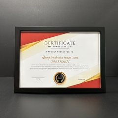 Khung Bằng Khen F1D