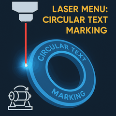 Menu Laser: Đánh dấu văn bản vòng