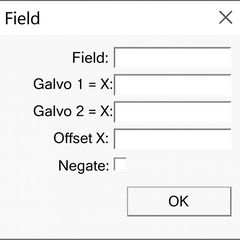 Tham số cấu hình F3: Trường (Field)