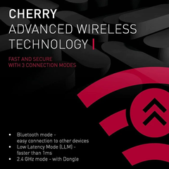 Chuột không dây siêu nhẹ CHERRY Xtrfy M8 Wireless
