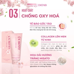Kem Kích Trắng Body Nâng Tone Glow X3 Eikenbi 200gr