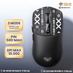 Chuột không dây và có dây gaming AULA SC580 màu đen, màu đỏ, màu trắng
