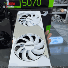 Card màn hình Inno3D Geforce RTX 5070 TWIN X2 OC WHITE/12GB GDDR7/192-bit/ DP+DP+DP+HDMI(N50702-12D7X-195064W) white