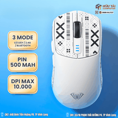 Chuột không dây và có dây gaming AULA SC580 màu đen, màu đỏ, màu trắng