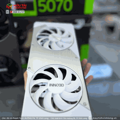 Card màn hình Inno3D Geforce RTX 5070 TWIN X2 OC WHITE/12GB GDDR7/192-bit/ DP+DP+DP+HDMI(N50702-12D7X-195064W) white