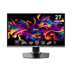 Hình ảnh chụp sản phẩm Video sản phẩm Thông số kỹ thuật Màn hình MSI MPG 271QRX QD-OLED (26.5 inch/WQHD/QD-OLED/360Hz/0.03ms)