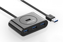 Hub Chia USB 3.0 4 cổng Ugreen 20291 (Dây dài 1m, Black)