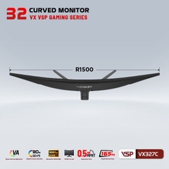 Màn hình Gaming VSP VX327C 32 inch VA FullHD 165Hz 1ms Đen