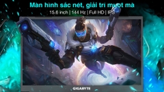 Laptop Gaming Gigabyte G5 GE-51VN263SH i5-12500H | 8GB | 512GB | RTX 3050 4GB | 15.6″ FHD 144Hz | Win 11 (Đen)