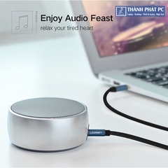 Cáp audio 3.5mm bọc dù dài 5m Ugreen 10689