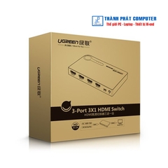Bộ gộp HDMI 3 vào 1 ra hỗ trợ 3D 4K30hz Ugreen 40234