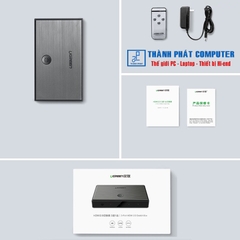 Bộ gộp HDMI 3 vào 1 ra HDMI 2.0 4K60Hz Ugreen 50709