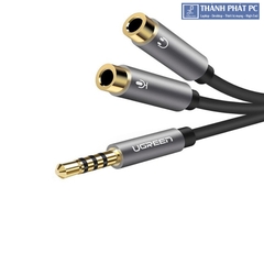 Cáp chia Audio 3.5mm ra 2 đầu 3.5mm Loa và Mic Ugreen 30619