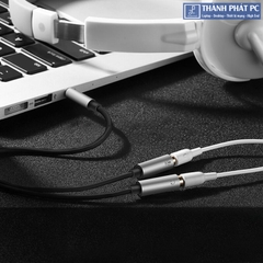 Cáp chia Audio 3.5mm ra 2 đầu 3.5mm Loa và Mic Ugreen 30619