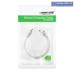 Cáp chia 2 cổng Audio 3.5mm dài 20cm Ugreen 10739