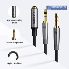 Cáp gộp Mic & Loa sang 3.5mm có Mic Ugreen 50255