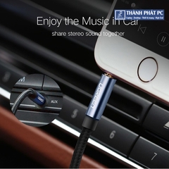 Cáp audio 3.5mm bọc dù dài 1,5m Ugreen 10686