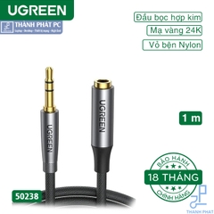 Cáp nối dài âm thanh AUX 3.5mm dài 1m Ugreen 50238
