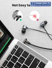 Cáp nối dài AUX 3.5mm TRRS bẻ bóc 90 độ dài 1m Ugreen 20494