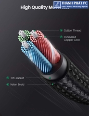 Cáp nối dài AUX 3.5mm có Mic dài 3m Ugreen 70878