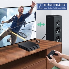 Cáp quang âm thanh Digital Optical Audio Toslink dài 2m Ugreen 70892