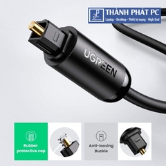Cáp quang âm thanh Digital Optical Audio Toslink dài 3m Ugreen 70893