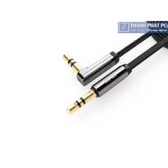 Cáp Audio 3.5mm 0,5m đầu bẻ góc 90 độ Ugreen 10596