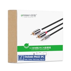 Cáp Audio 3.5mm to RCA dài 3m Ugreen 10590
