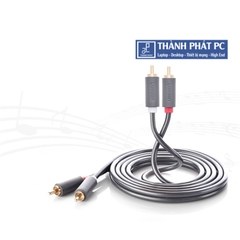Cáp AV RCA 2 đầu hoa sen dài 2m Ugreen 10518