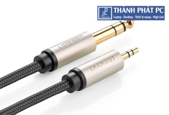 Cáp âm thanh Audio 3.5mm sang 6.35mm dài 3m Ugreen 10629