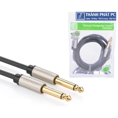 Cáp Audio 6.5mm bọc dù mạ vàng dài 2m Ugreen 10638