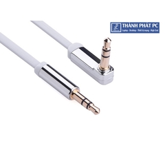 Cáp Audio 3.5mm 1m đầu bẻ góc 90 độ Ugreen 10757