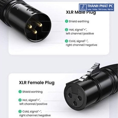 Đầu jack hàn Canon âm XLR Ugreen 80440
