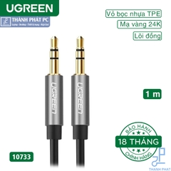 Cáp Audio 3.5mm dây tròn 1m Ugreen 10733
