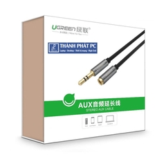 Cáp Audio 3.5mm nối dài 5m chính hãng Ugreen 10538