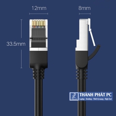 Cáp mạng Cat6 UTP đầu bọc kim loại dài 15M Ugreen 60818
