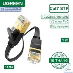 Cáp mạng đúc sẵn Cat7 FTP dài 1m dẹt Ugreen 11260