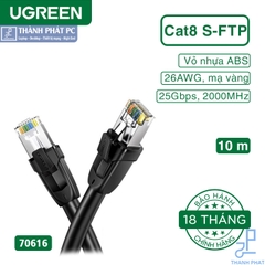 Cáp mạng Cat8 S/FTP đúc sẵn dài 10m Ugreen 70616