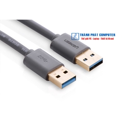Cáp USB 3.0 hai đầu đực dài 2m Ugreen 10371
