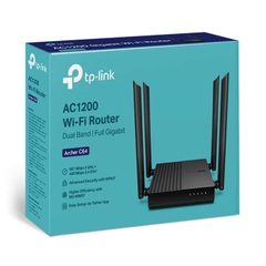 BỘ PHÁT WIFI TP-LINK ARCHER C64 (CHUẨN AC| 4 ANTEN| WIFI MESH| 25 USER)