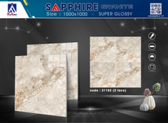 Gạch ốp lát Shapphire1000x1000 - Super Glossy (1face, 2face)