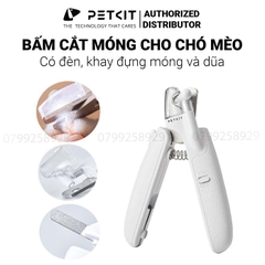 Kìm Bấm Cắt Móng Cho Chó Mèo Petkit Có Đèn Led Kèm Giũa