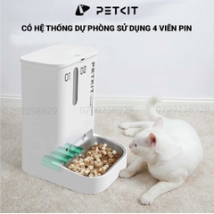 Máy Cho Chó Mèo Ăn Có Camera, Hai Ngăn Chứa Petkit Gemini YumShare Dual-Hopper