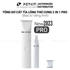 Tông Đơ Cắt Tỉa Cạo Lông Chó Mèo Petkit 2in1 Pro Mới