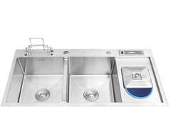 Chậu Rửa Chén Inox 304 - 2B Nguyên Khối HLC 10048 RDT