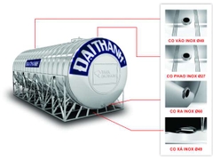 Bồn inox CN 20.000 Lít - Nằm